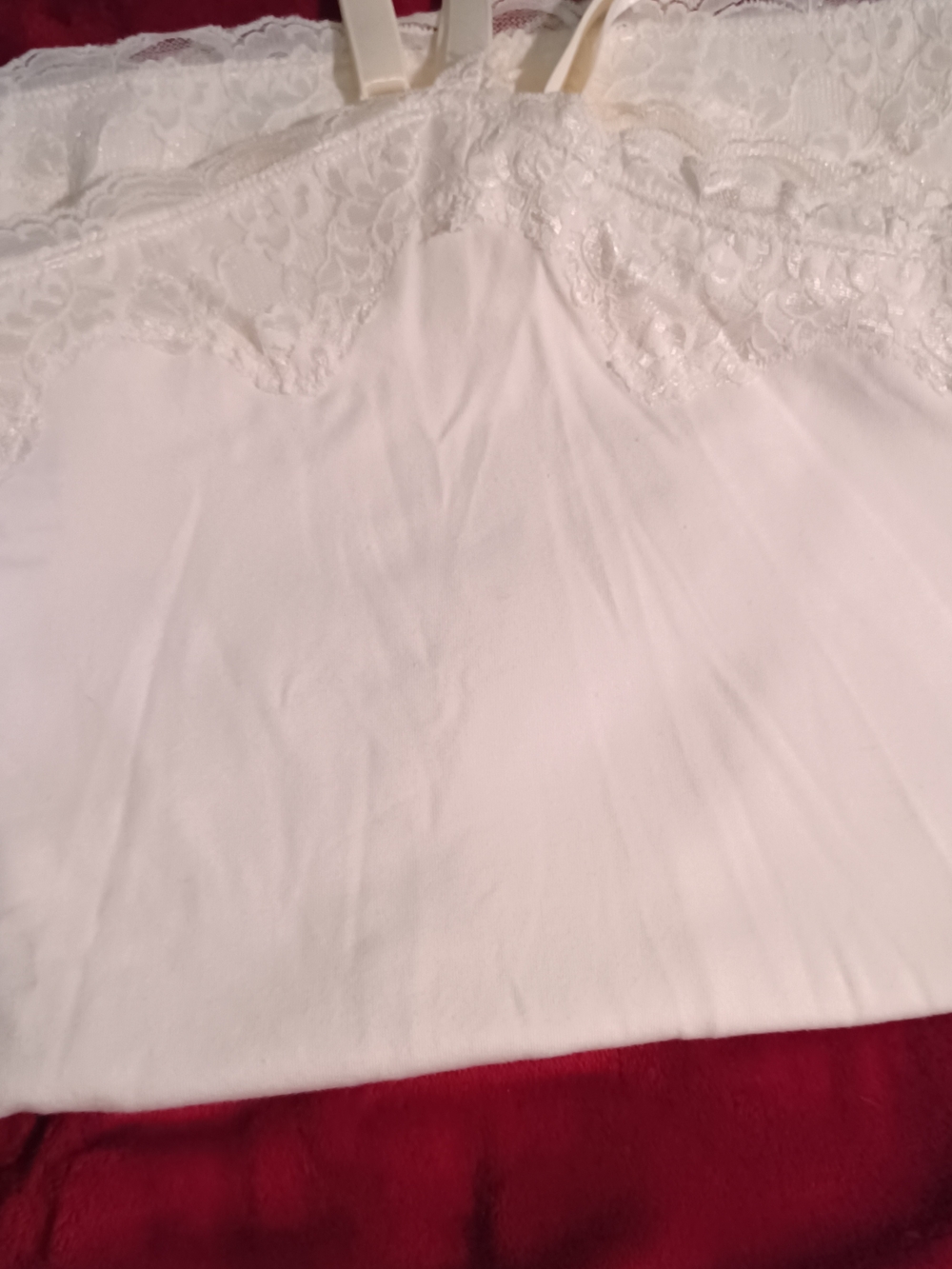 White Lace-Trim Camisole Top - Women's Slip Cami